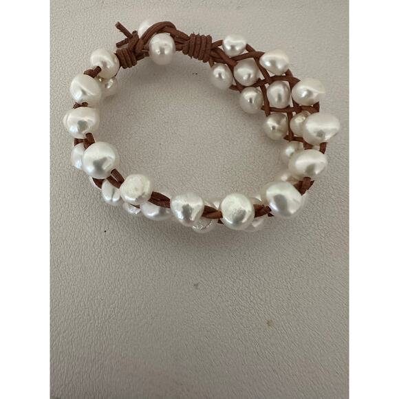 Freshwater pearl bracelet - Picture 2 of 6